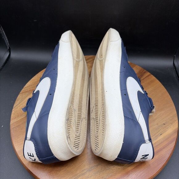 Nike Blazer Low \'77 Men Size 10 Navy Blue White Shoes Sneakers DA6364-400 main image 7